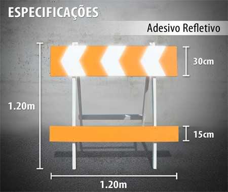 Cavalete sinalização trânsito