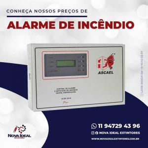 Central de alarme incendio preço