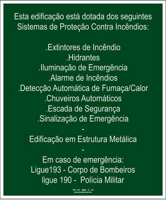 Equipamento de combate a incêndio