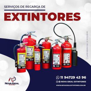 Serviços de recarga de extintores